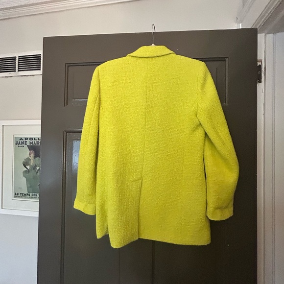 Zara Women's Yellow Blazer Jacket - Picture 4 of 5